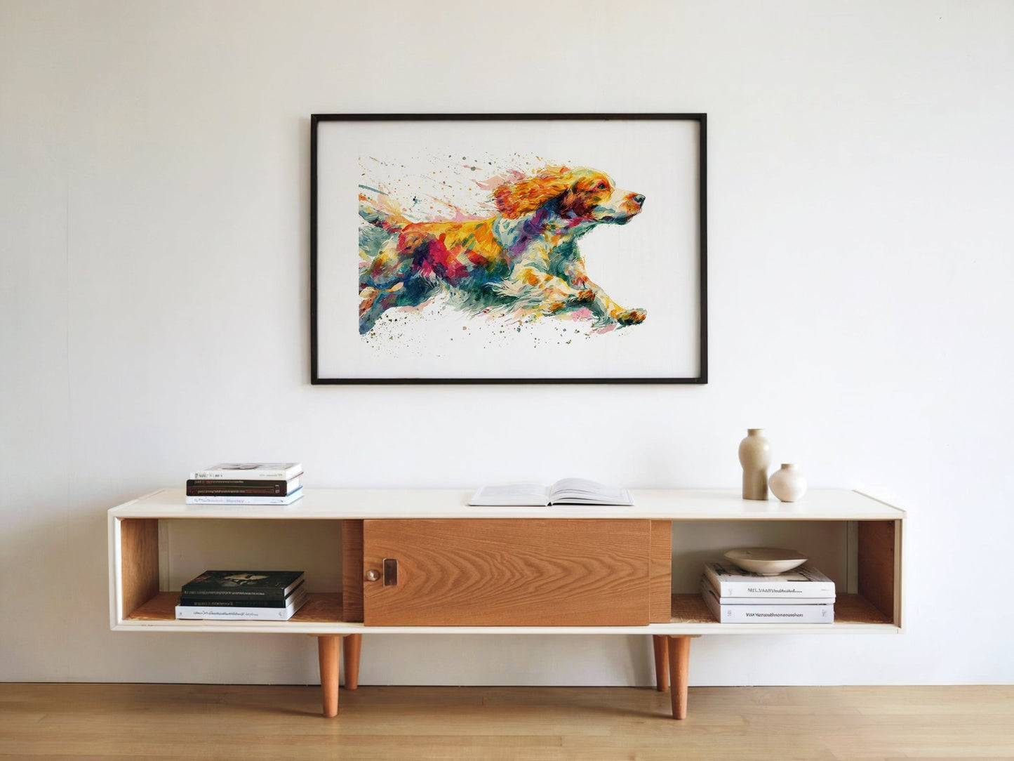 Springer Spaniel Wall Art Print – A3 Unframed Dog Art also other sizes. - Inkscape