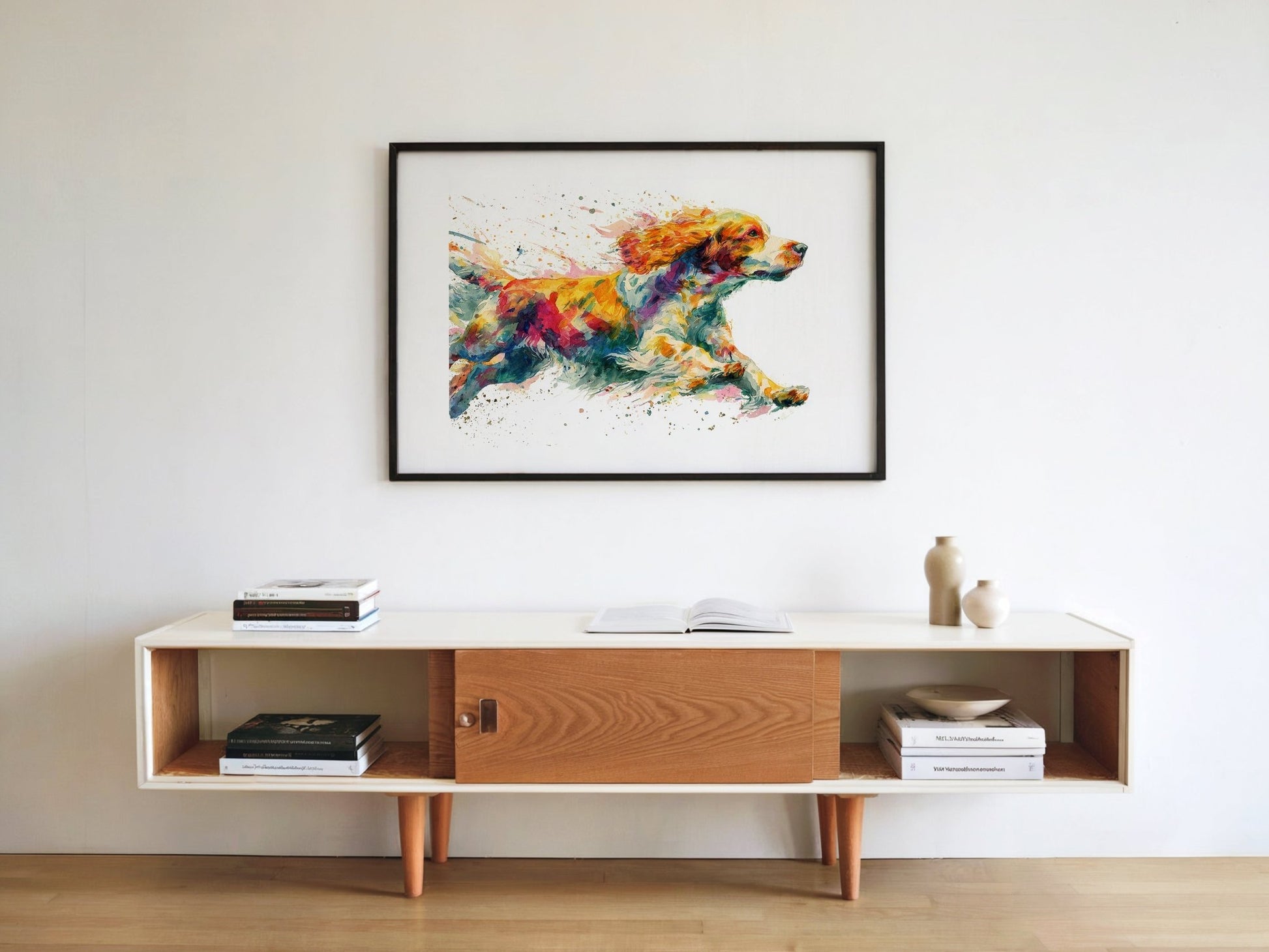Springer Spaniel Wall Art Print – A3 Unframed Dog Art also other sizes. - Inkscape