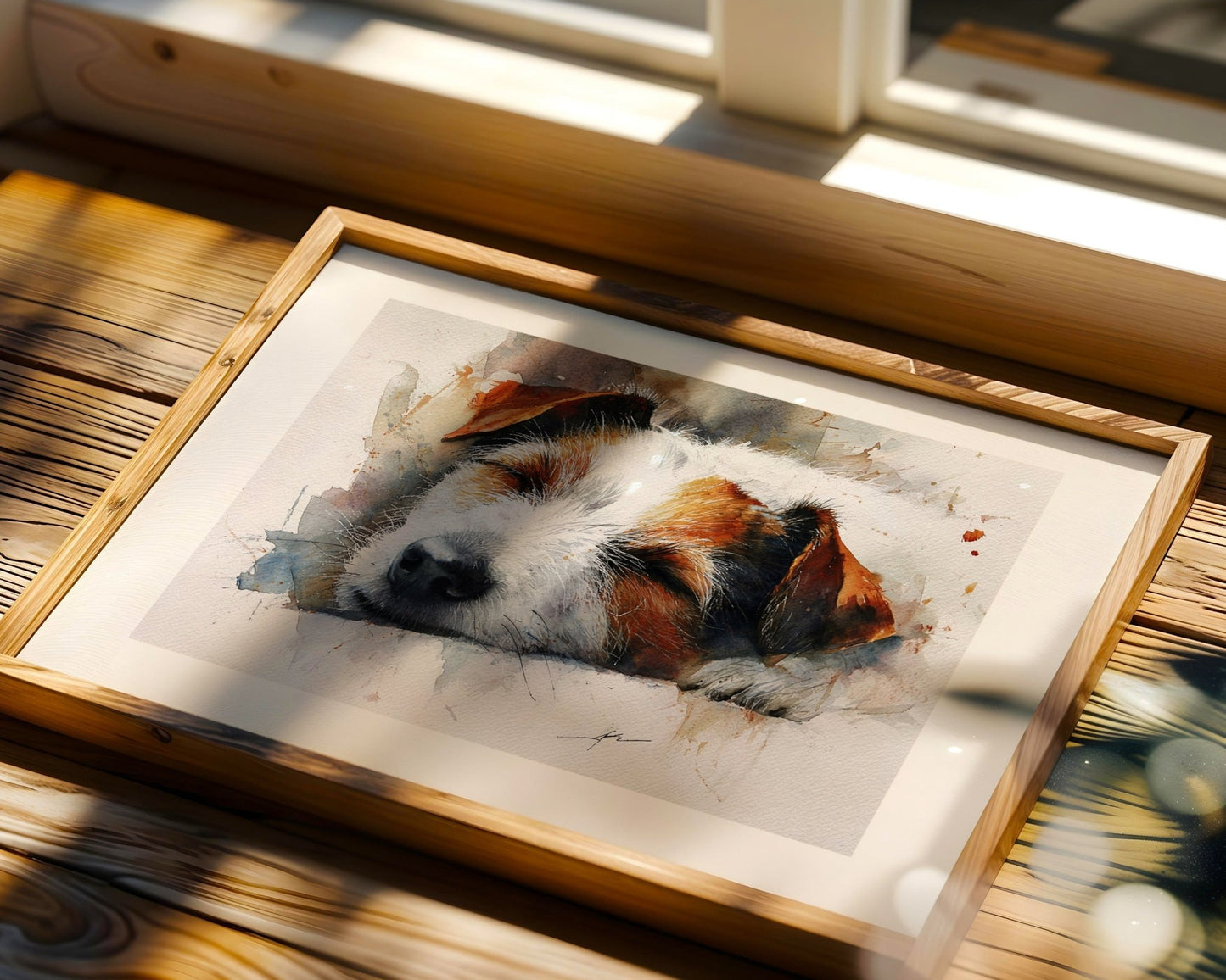 Watercolor Jack Russell Wall Art – A3 Unframed Print - Inkscape